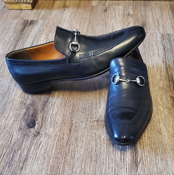 **SOLD** GUCCI Men's Loafers with horsebit - Picture 3 of 10